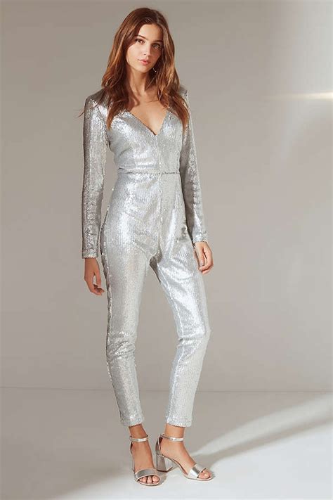 Sequin Jumpsuit christmas office party outfit